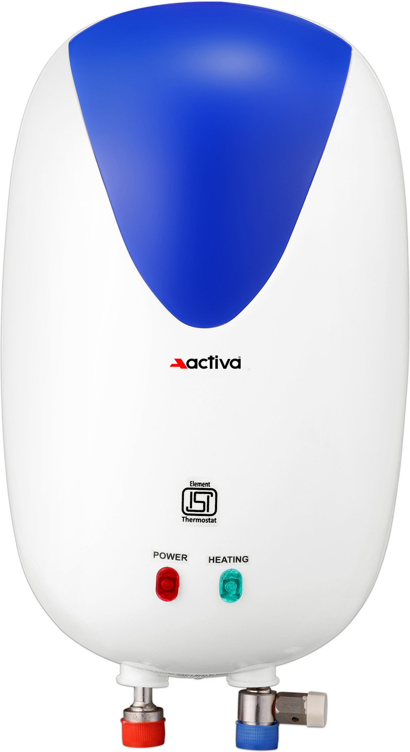 Image of Polycab 3 L Instant Water Geyser (Intenso, White and Blue) (White and Blue)