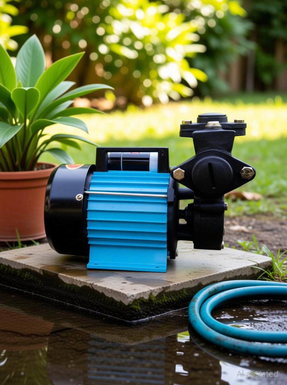 Image of CRI Miki 50 0.5hp selfpriming monoblock Centrifugal Water Pump (0.5 hp)