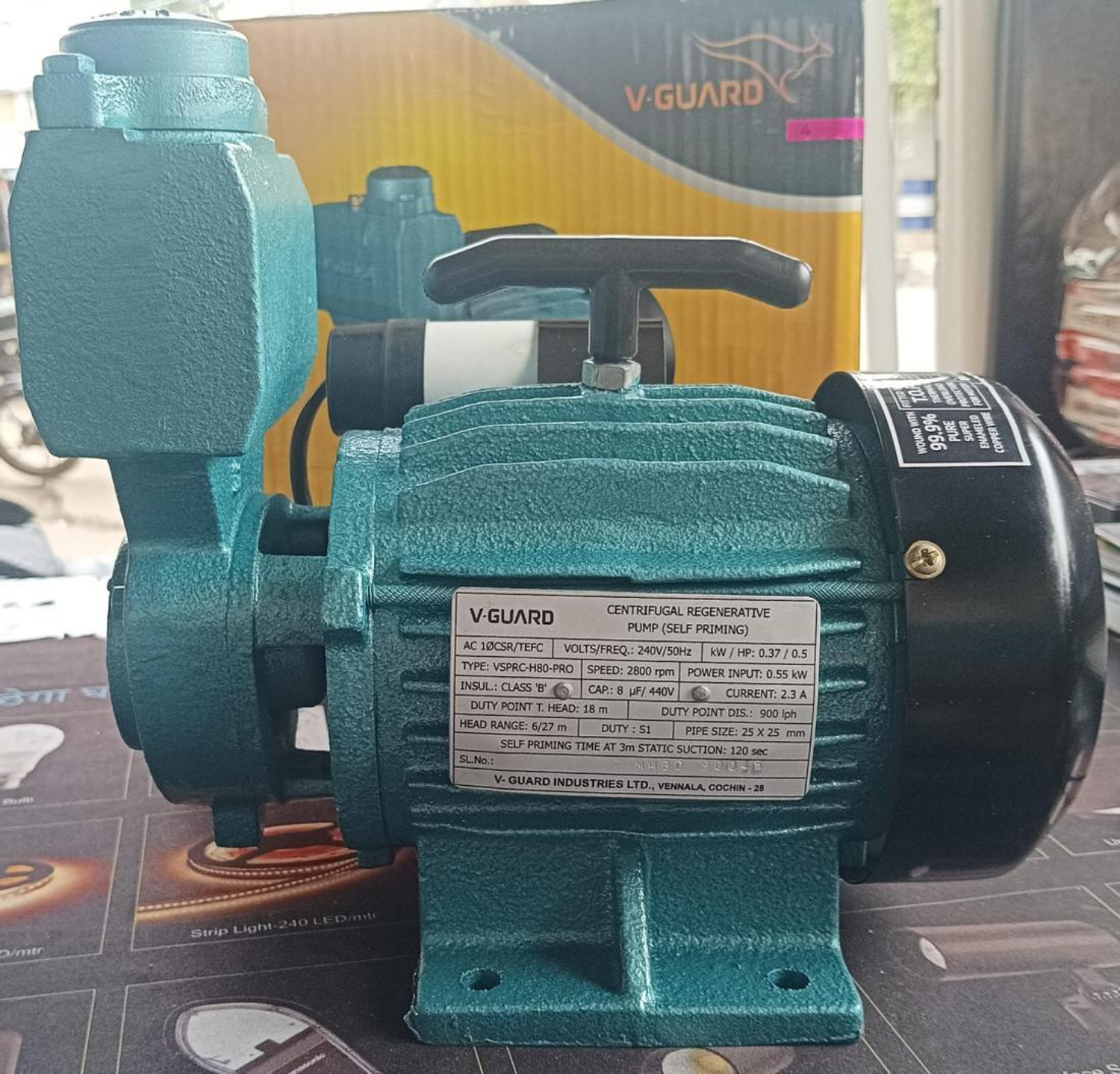 Image of V-Guard VSPRC-H80-PRO Centrifugal Water Pump (0.5 hp)