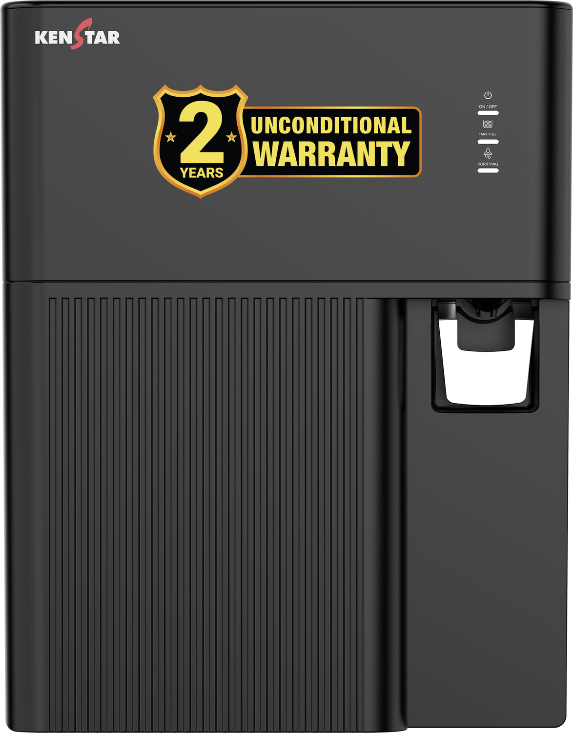 Image of Aqua Fresh NIOX RO UV UF Copper Alkaline LED Display 1 Year Warranty Plus 3 Year Service 18 L RO + UV + UF + Copper + Alkaline + Minerals + TDS Control Water Purifier (Black)