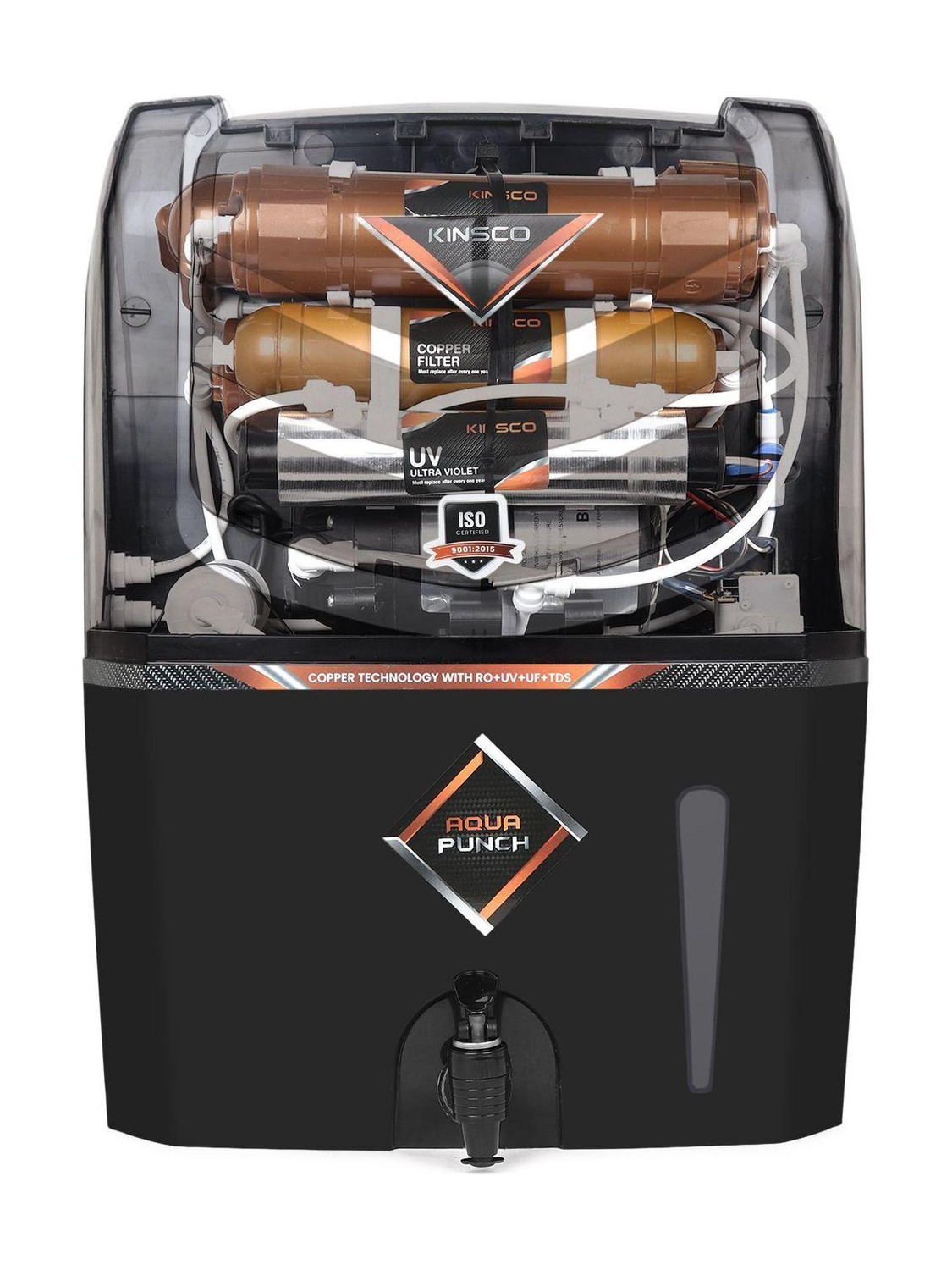 Kinsco Aqua Punch 15L RO+UV+UF+TDS Water Purifier - Image 1