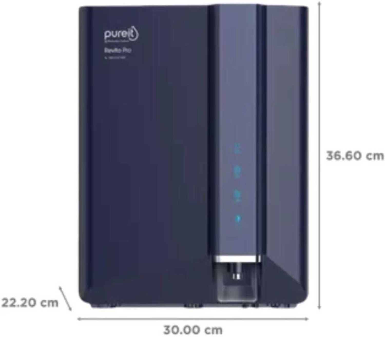 Image of Pureit Revito pro 8 L RO + UV + Minerals Water Purifier (Blue)