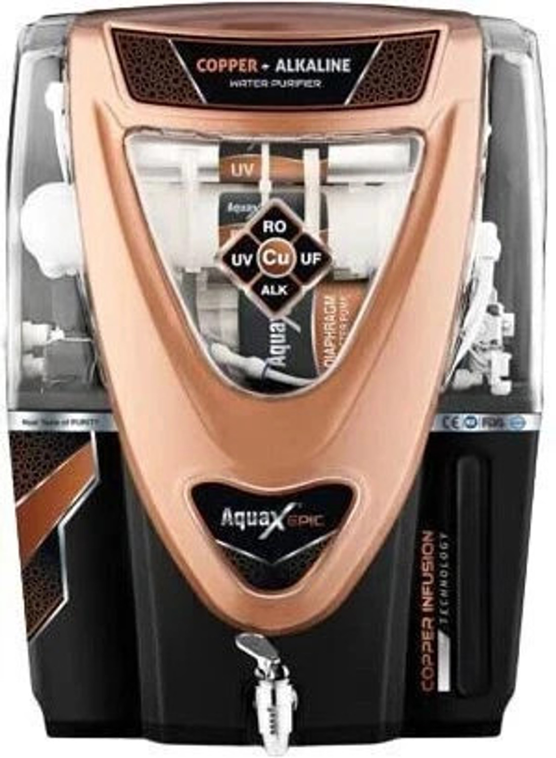 Image of SHREEJI WATER CARE 7-Stage RO Water Purifier 12 L RO + In-Tank UV + UF + TDS Control Water Purifier (Blue)