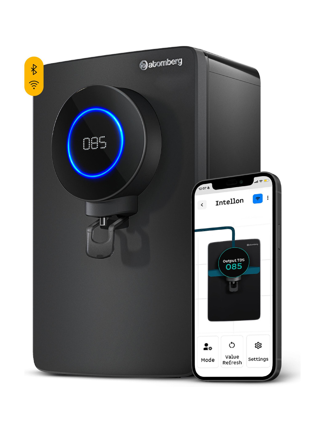 Atomberg Intellon 8L RO+UV+UF+Alkaline Water Purifier - Image 1