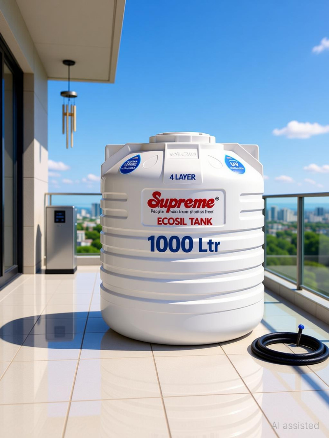 Image of Supreme Ecosil Tank 750 LTR 750 L Water Tank (Plastic)