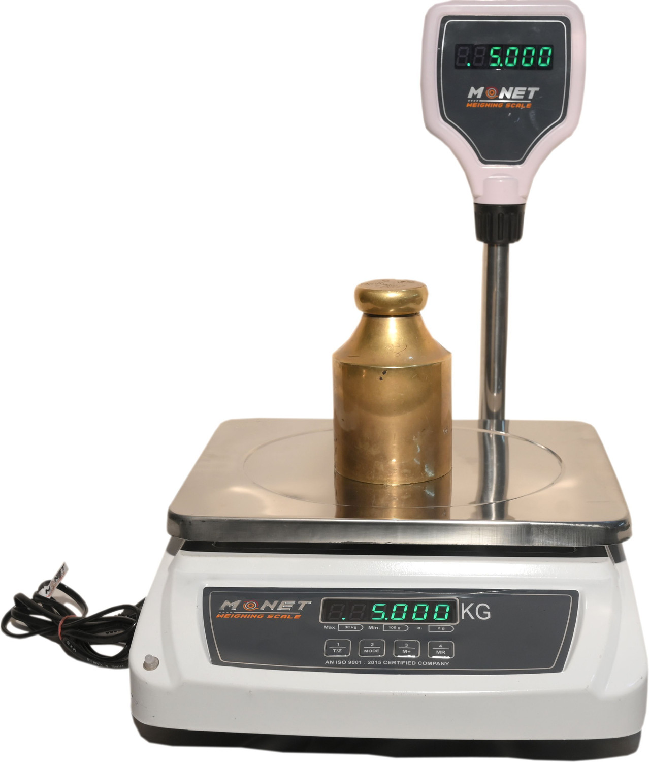 Image of EVERSYS Smart Bluetooth Weighing Scale - Body Weight, BMI white Weighing Scale (White)
