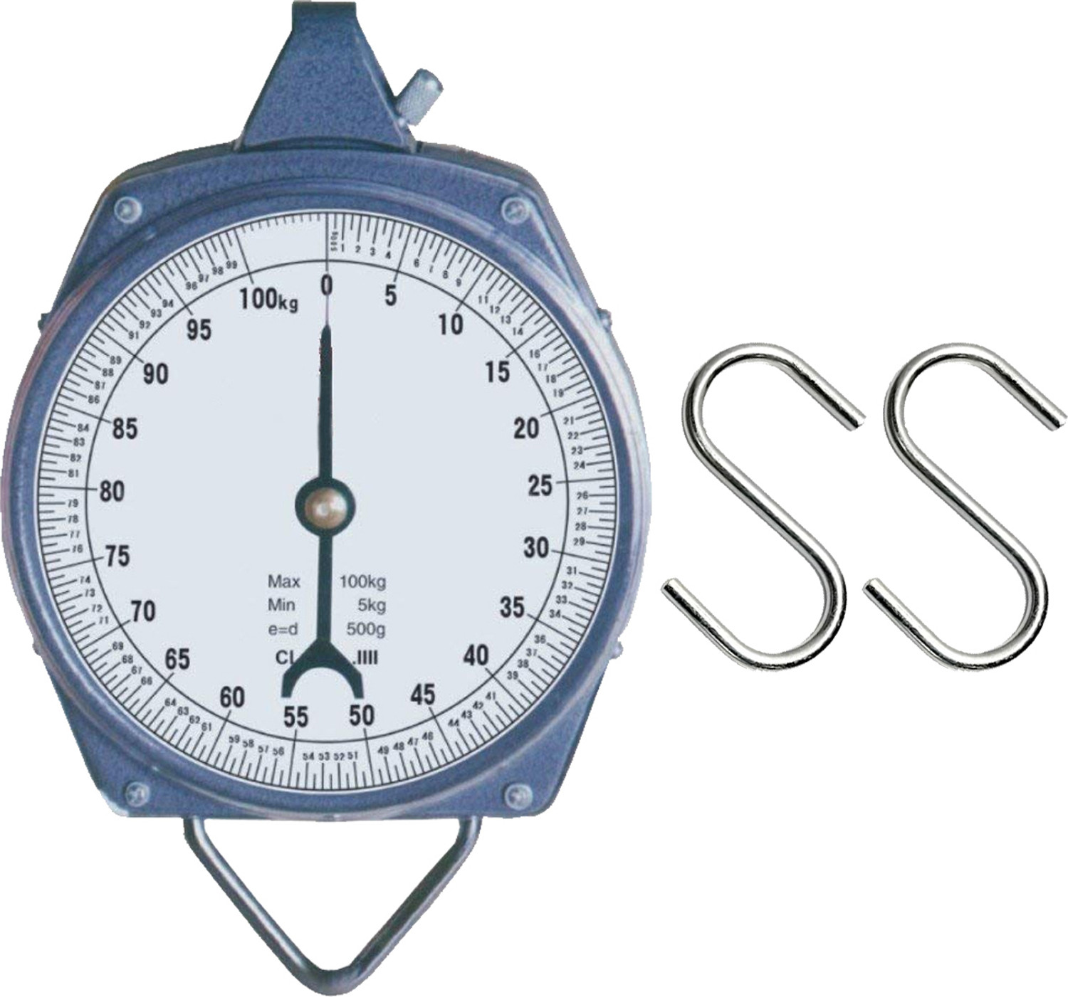 Image of SMIC Mechanical Weighing Scale with Solid Base Weighing Scale (Blue)