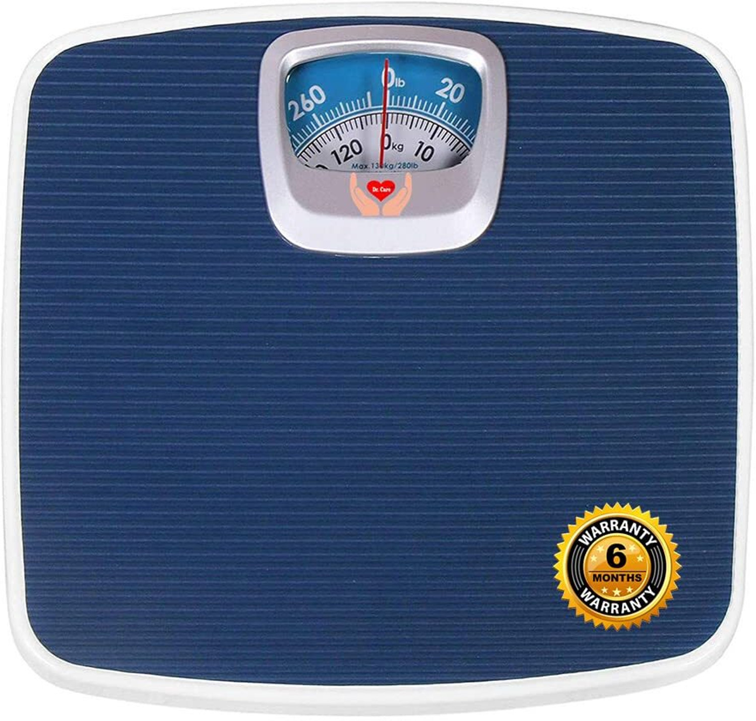 Image of SMIC Mechanical Weighing Scale with Solid Base Weighing Scale (Blue)