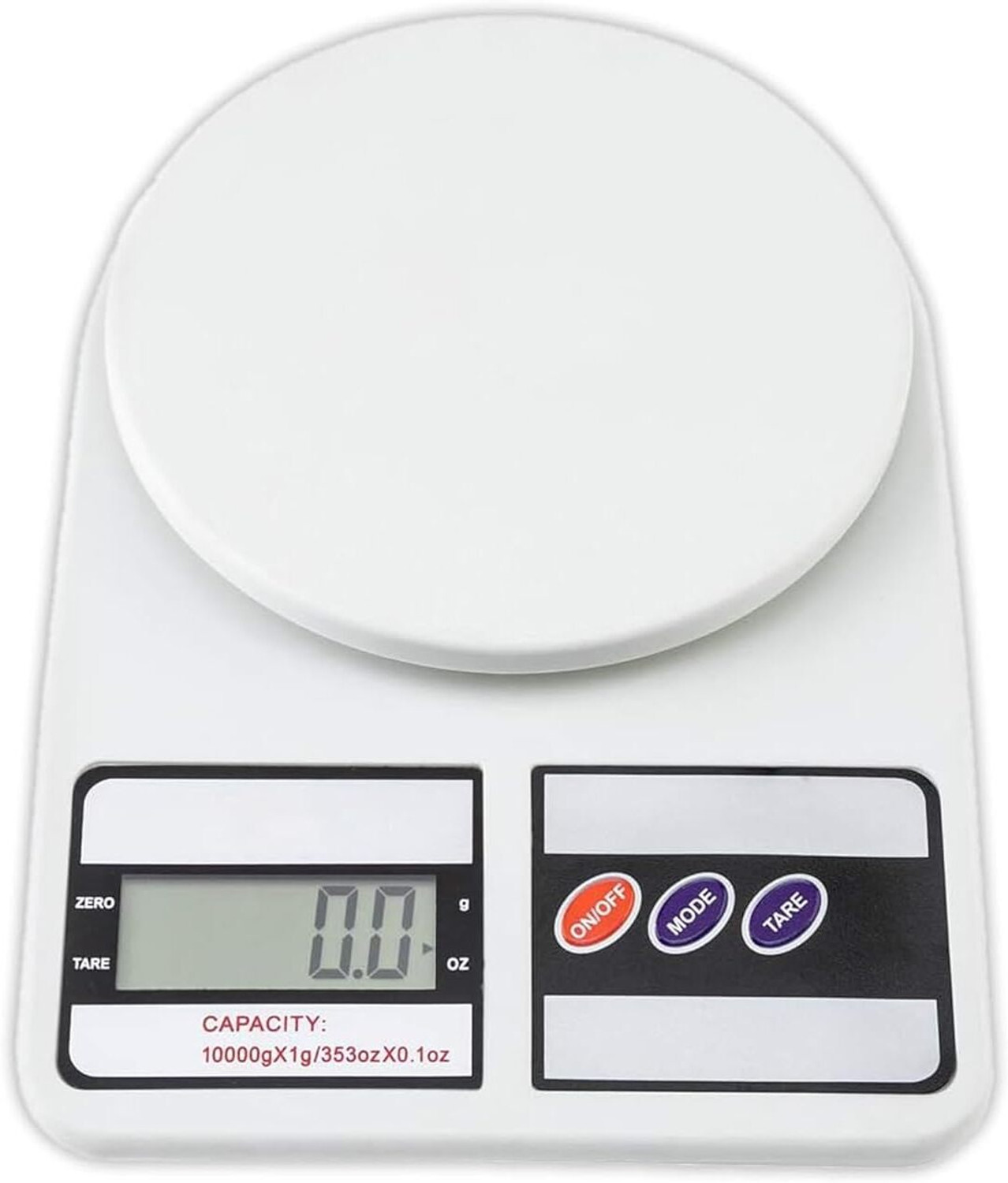 Image of ATOM A121 Economy Kitchen Weighing Scale (White)