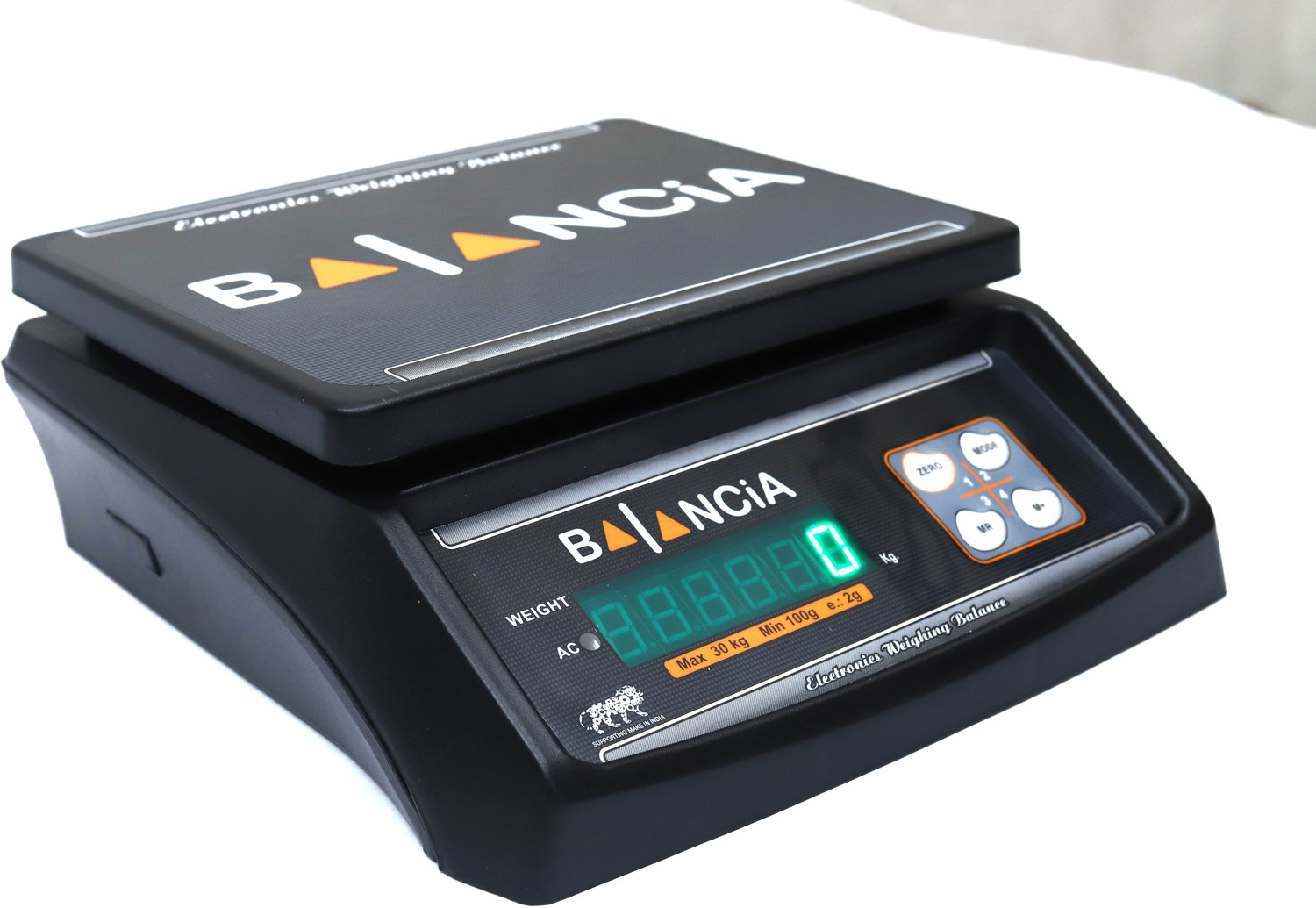 Image of JSJ Bold Weight Machine for Home Digital Weighing Machine Weighing Scale (Black)