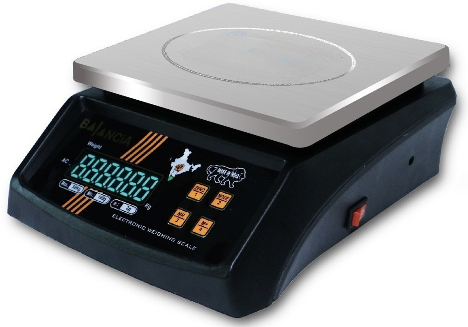 Image of ATOM A121 Economy Kitchen Weighing Scale (White)