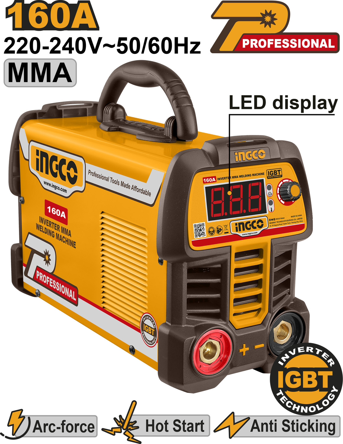INGCO ING-MMA16069 Inverter Welding Machine