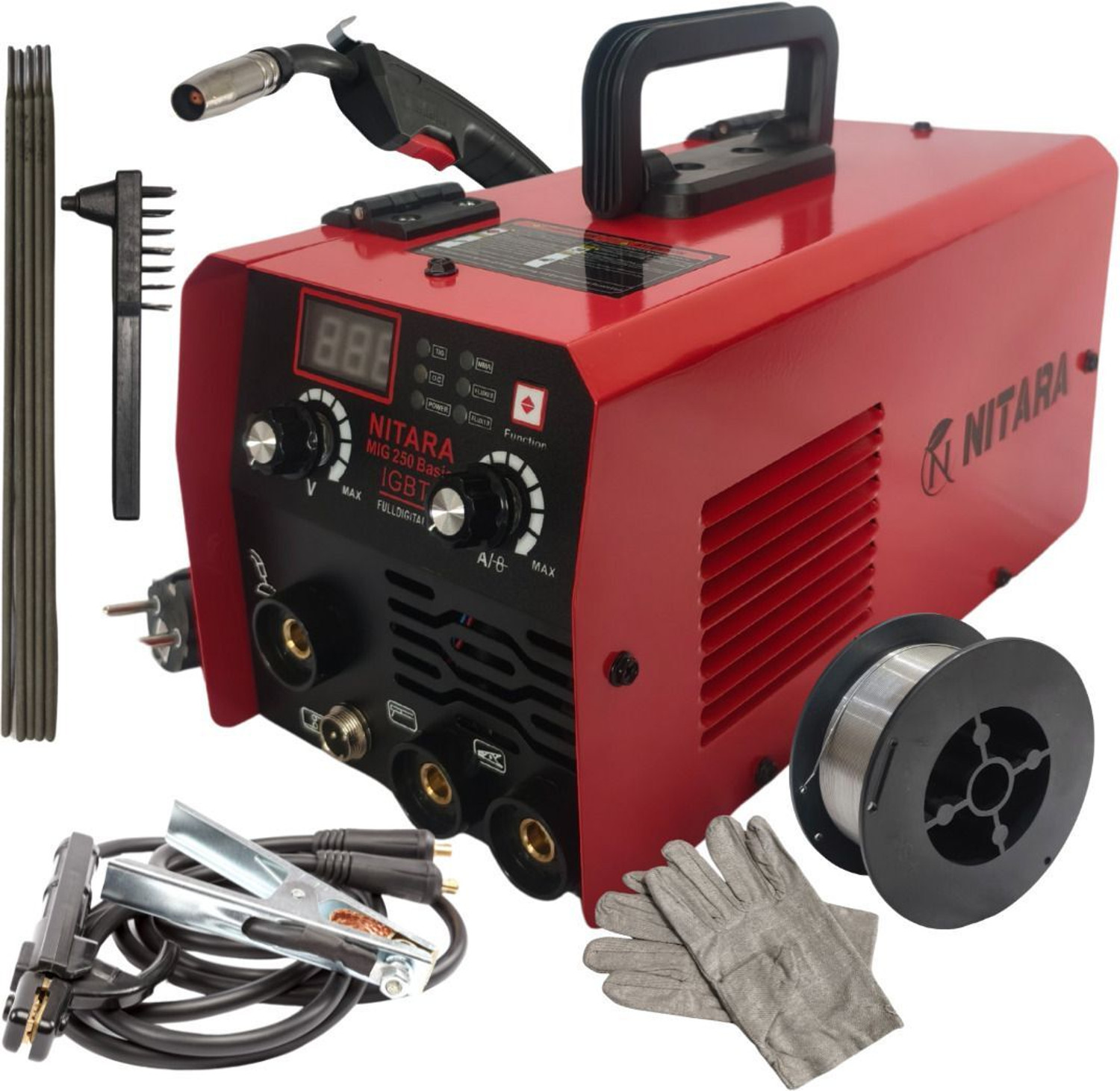Image of speedweld ARC Welding Machine 1 /2 /3 Ph Hot Start, Anti Stick 400 amp Welder Model 415H123 Inverter Welding Machine