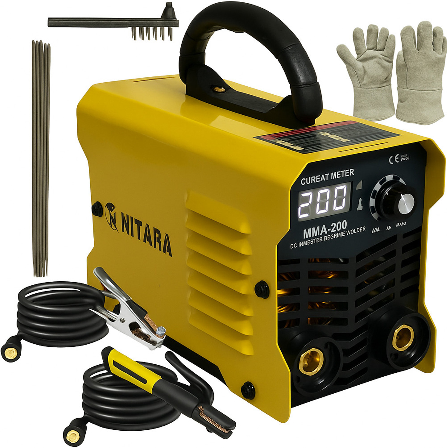 Image of speedweld ARC Welding Machine 1 /2 /3 Ph Hot Start, Anti Stick 400 amp Welder Model 415H123 Inverter Welding Machine