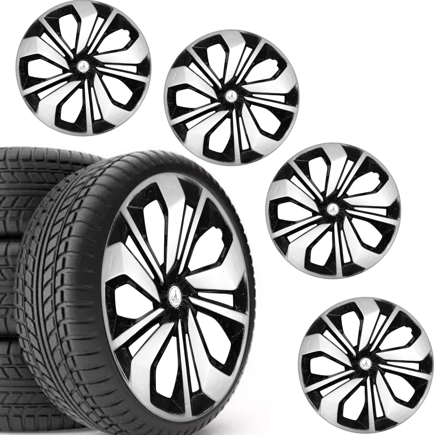 Image of HOTRENZ CAR WHEEL CAP / WHEEL COVER FRONX DEGINE inchD C COLOUR inch 16 INCH FOR MARUTI FRONX Wheel Cover For Maruti NA (15.8 inch)