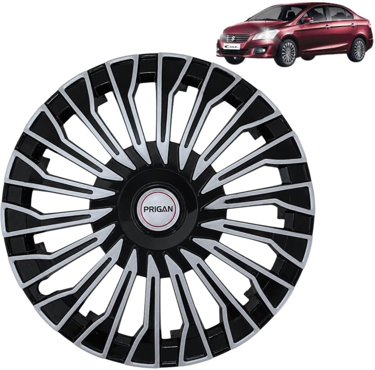 Image of HOTRENZ CAR WHEEL CAP / WHEEL COVER FRONX DEGINE inchD C COLOUR inch 16 INCH FOR MARUTI FRONX Wheel Cover For Maruti NA (15.8 inch)