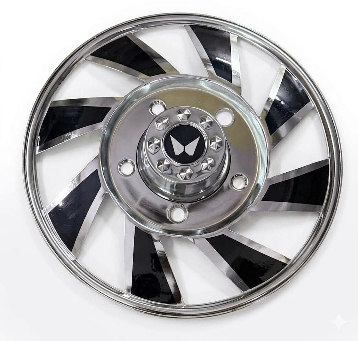 Image of HOTRENZ CAR WHEEL CAP / WHEEL COVER XO DEGINE inchSILVER BLACK COLOR inch 14 INCH Wheel Cover For Maruti Swift, Celerio, Vista, Amaze, Xcent, Swift Dzire, Indigo, Brio, Ritz, Grand i10, Figo, KUV 100, Micra (14.0 inch)