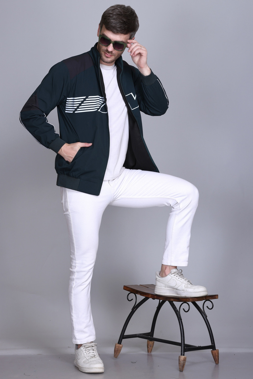 Image of eWools Self Design Men Wind Cheater
