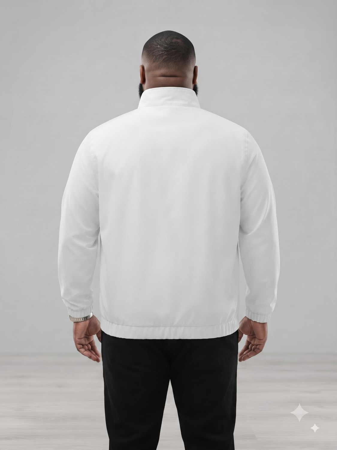 Image of Dollar Lightweight Open Front Solid Men Wind Cheater