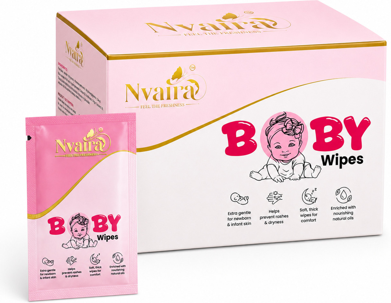 Image of Manisa Beaute Co Lavender Luxe Refreshing Wet Wipes, Alcohol Free & Vegan, (Pack of 12) (300 Wipes)