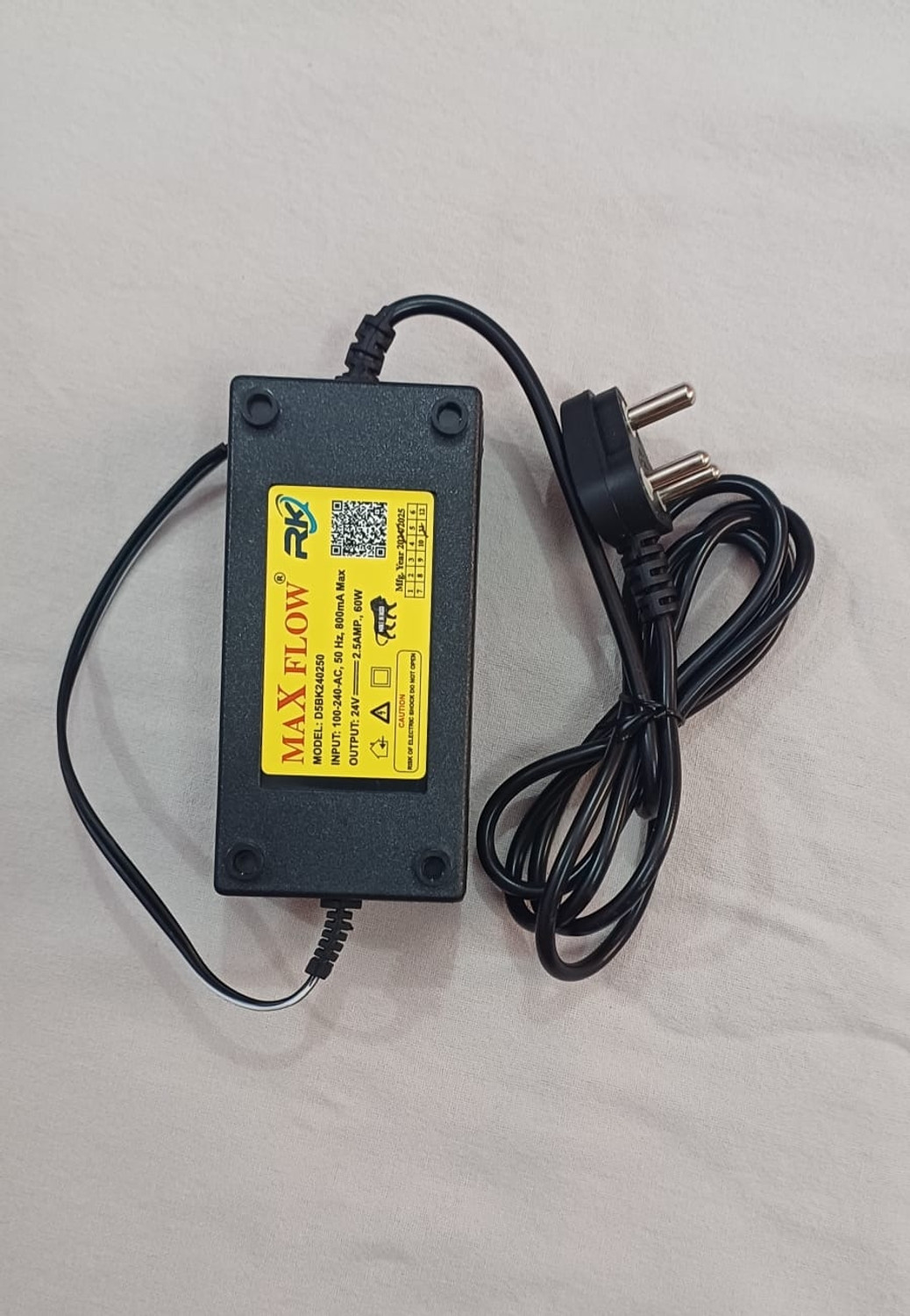 Image of BALRAMA 12 Volt UPS Battery Charger 14 Volt 2 Amp Bike SMPS Power Supply AC DC Adaptor Worldwide Adaptor (Black)