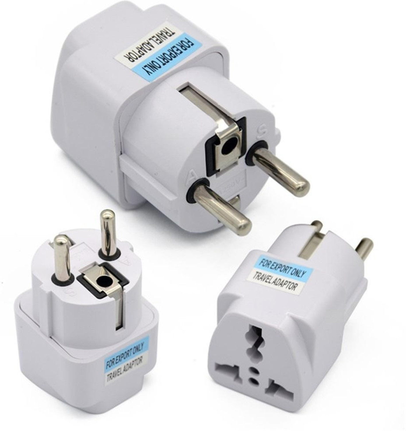 Image of looMint Universal Travel Adapter Worldwide Adaptor (White)