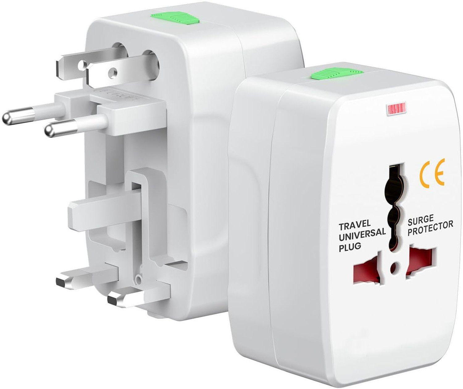 Image of looMint Universal Travel Adapter Worldwide Adaptor (White)