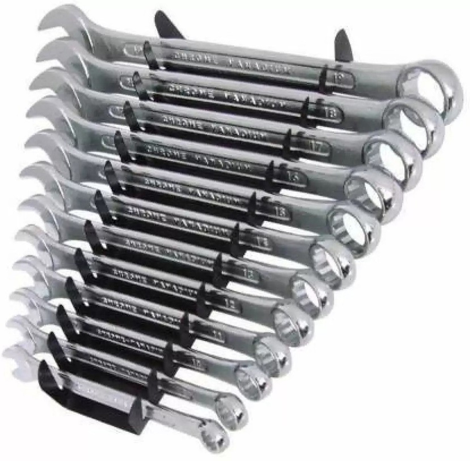 HOIGADGETS shopsy m-12 , 12 PCS Combination Wrench Set Double Sided Chrome Matte...