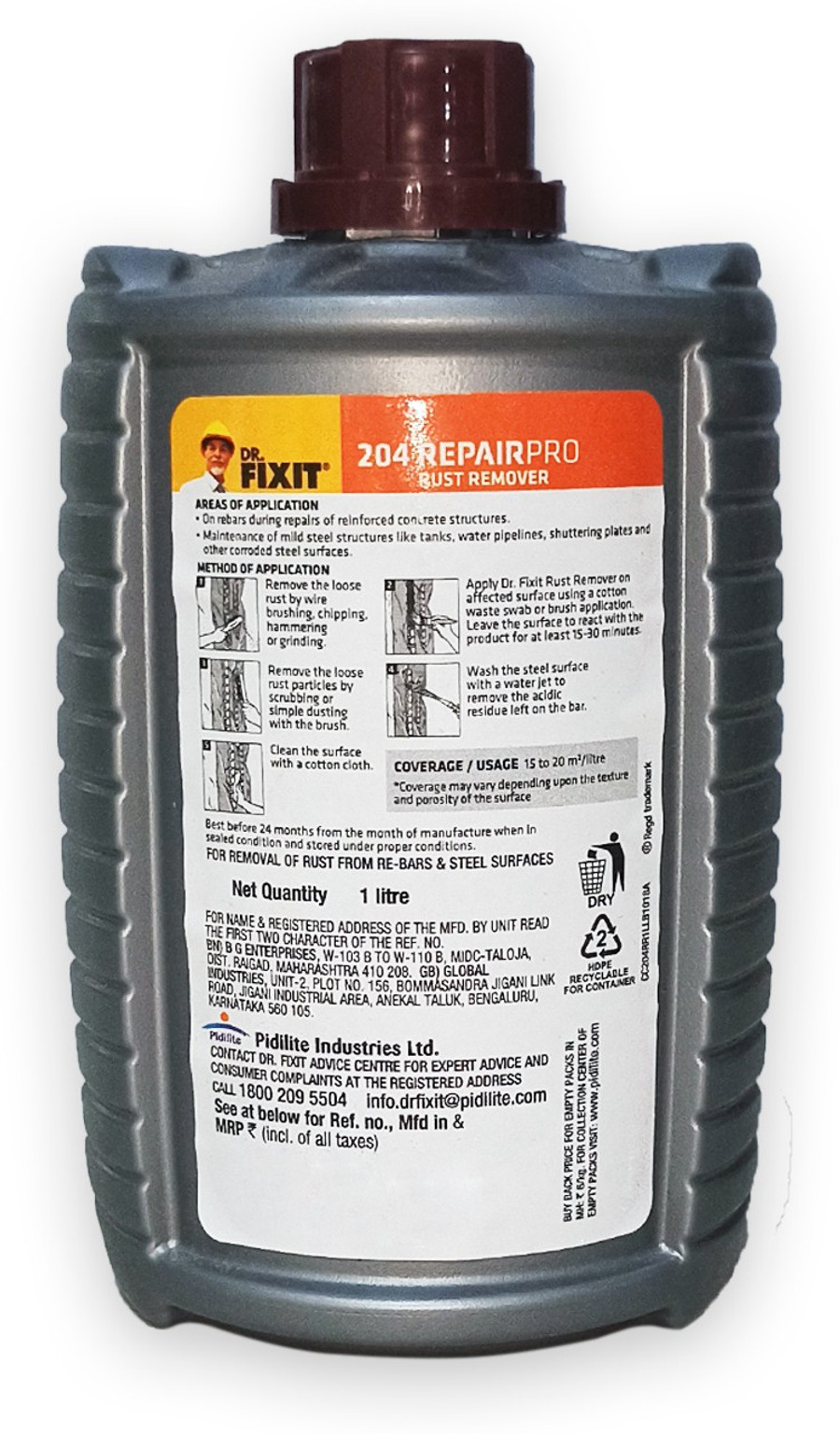 Dr. Fixit URP 204 Repair Pro 1 Litre view 2