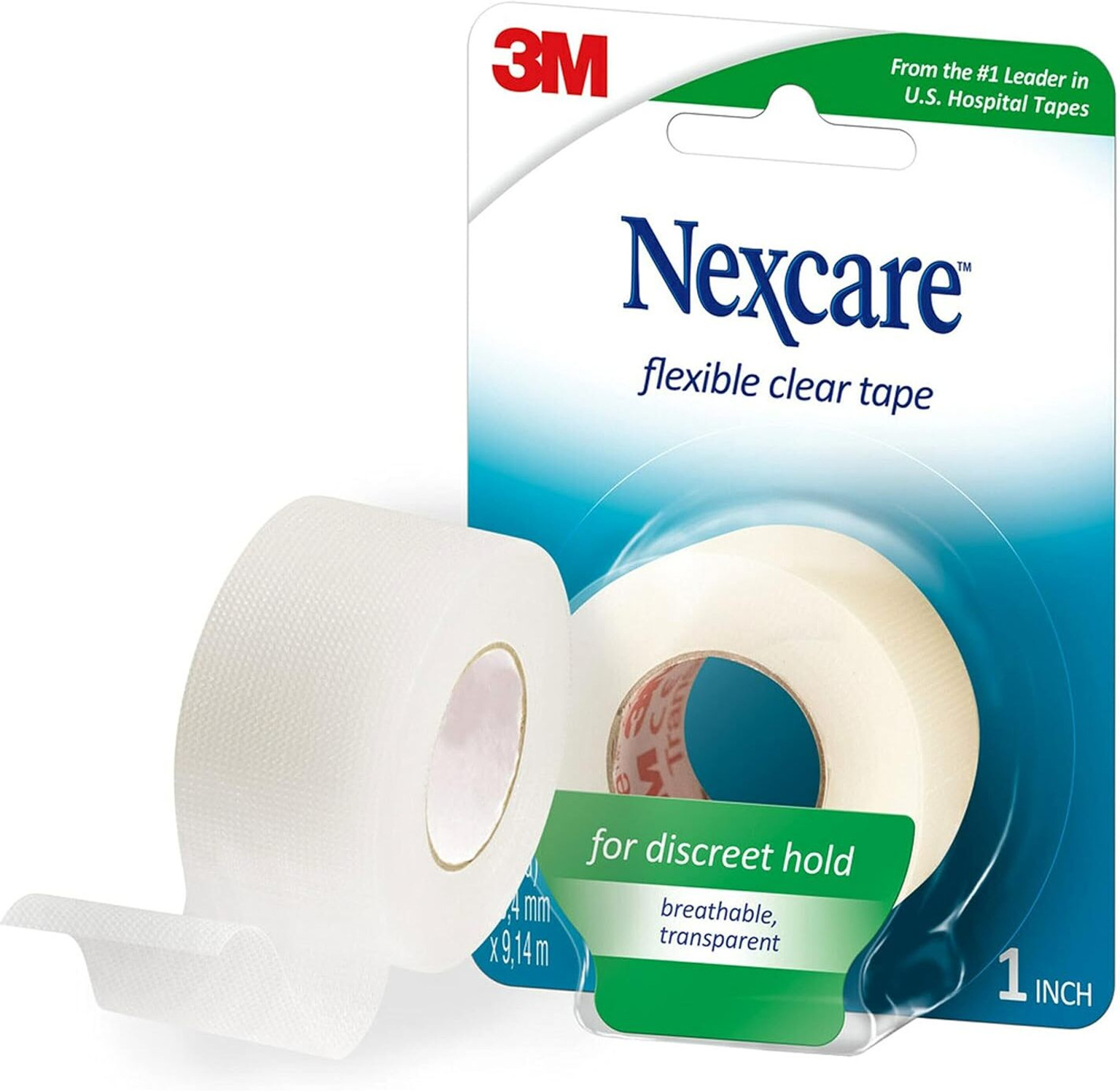 Nexcare Flexible Clear First Aid Tape