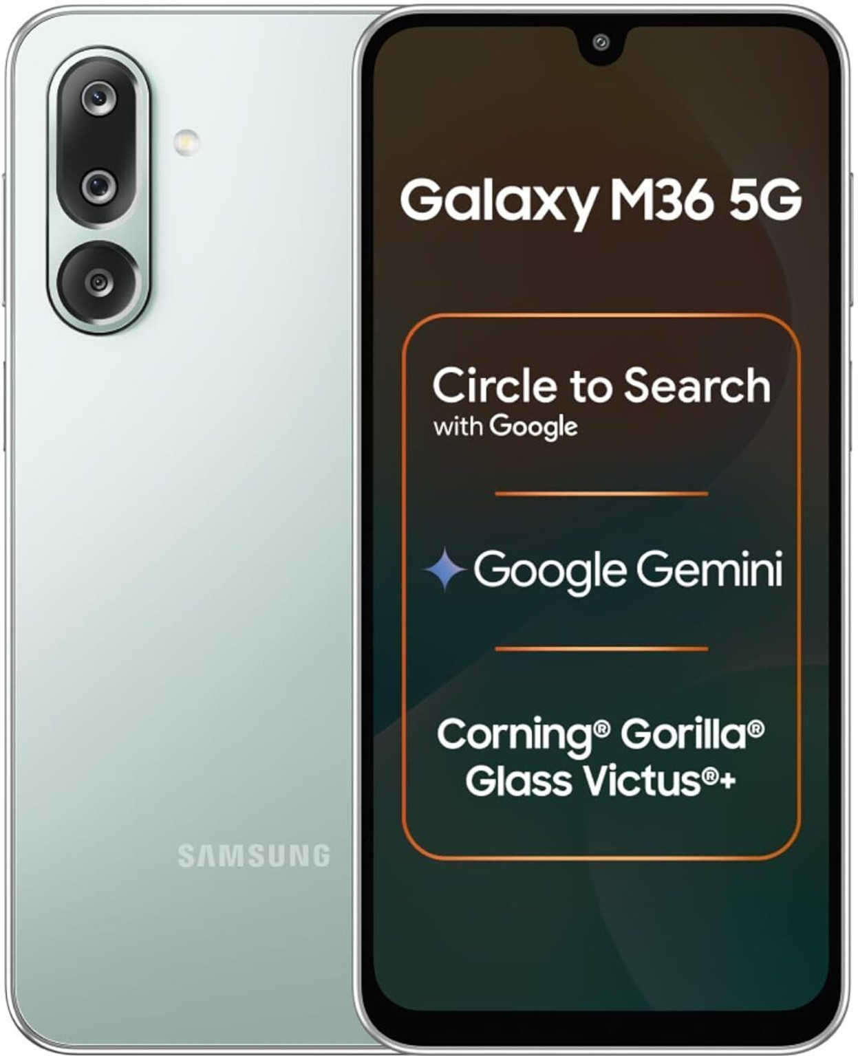 Samsung M36 8GB+128GB - Serene Green / Light Green