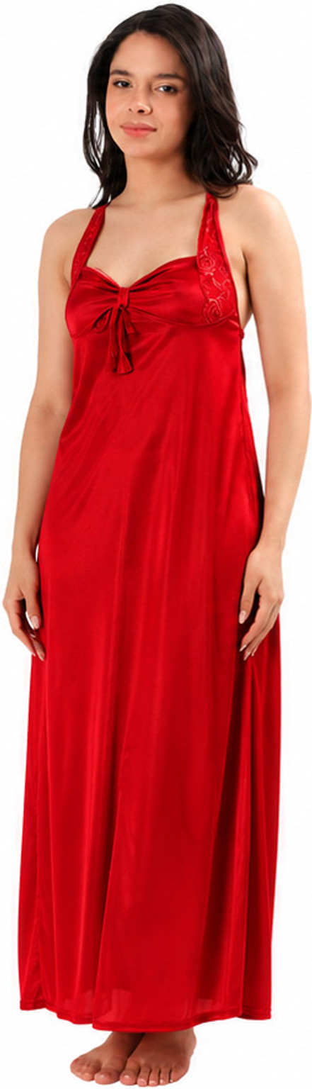 Pack of 6 Women Nighty Set (Red)