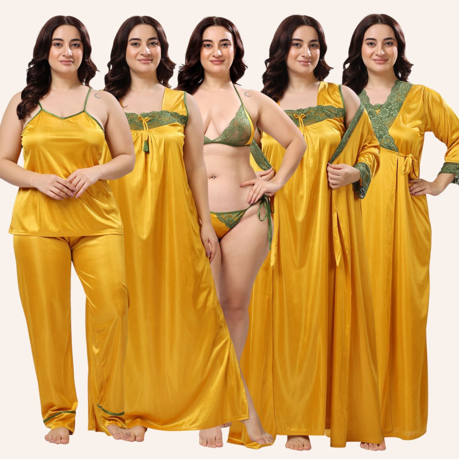 Pack of 7 Women Nighty Set (Best color)