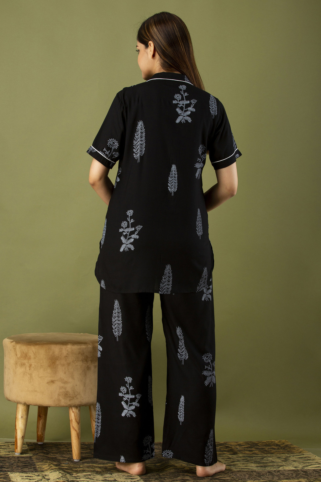 Women Nightdress (Black)