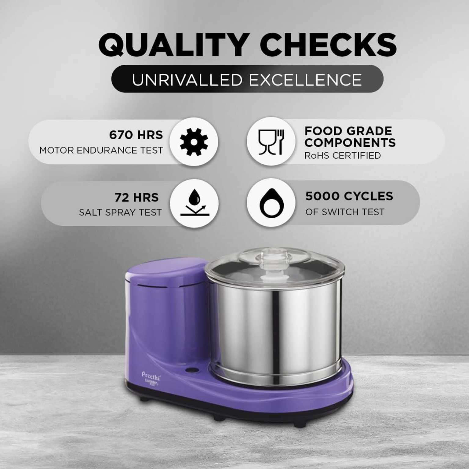 Purple Wet Grinder FK