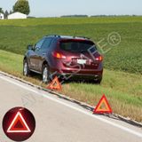 BEGGOSAFE Road Safety Reflective Warning Triangle With Double Stand ...