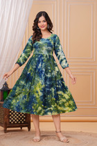 shiv's green dress Shiv Women Maxi Full Length deep cut out