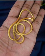 CHIYAPPA 1GRAM GOLD PLETED 24 INCH CHAIN FOR WOMEN & GIRLS AND MEN