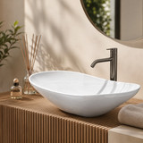 Jaquar FONTE Series WASH BASIN With Faucet Hole | 500x415x200mm