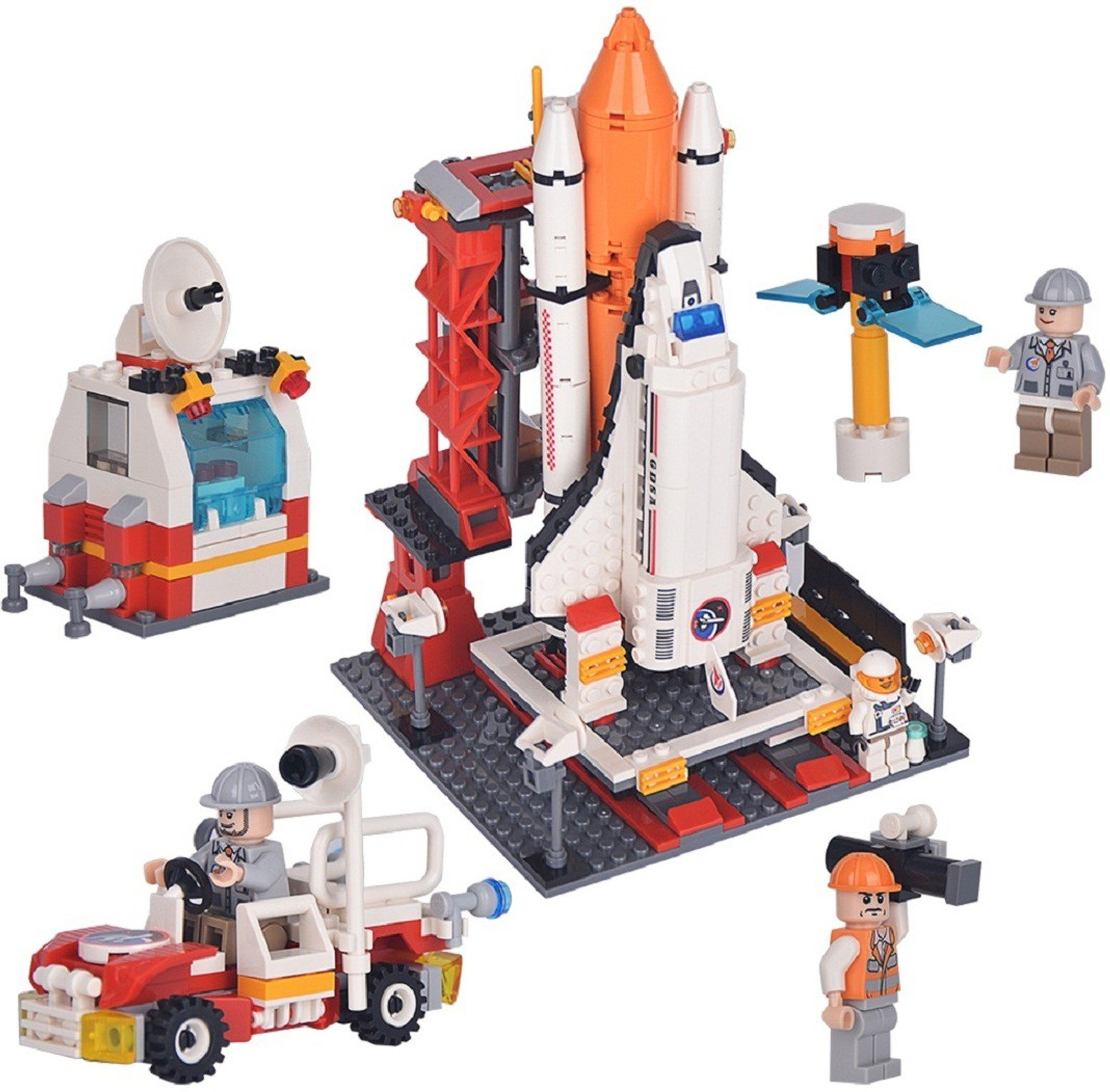 Space Rocket Launch Pad Set