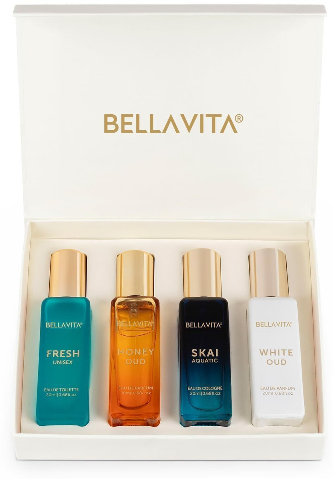 Bella Vita Luxury Unisex Perfume Gift Set (4*20Ml)