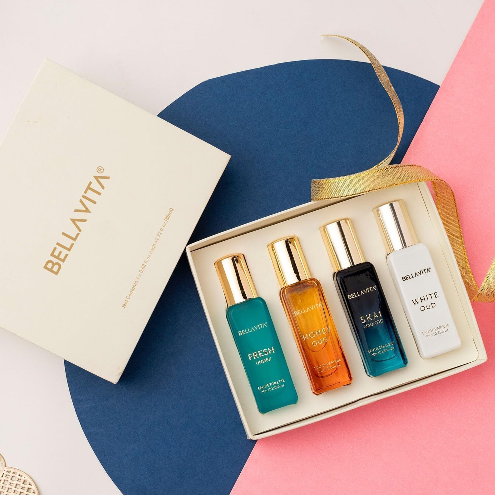 Bella Vita Luxury Unisex Perfume Gift Set (4*20Ml)