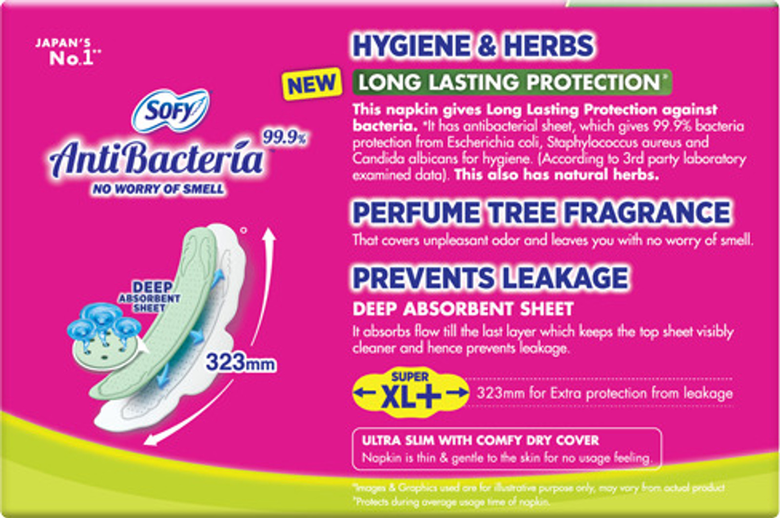 Sofy Anti Bacteria Sanitary Napkin (Super Xl ++) 44 Pads