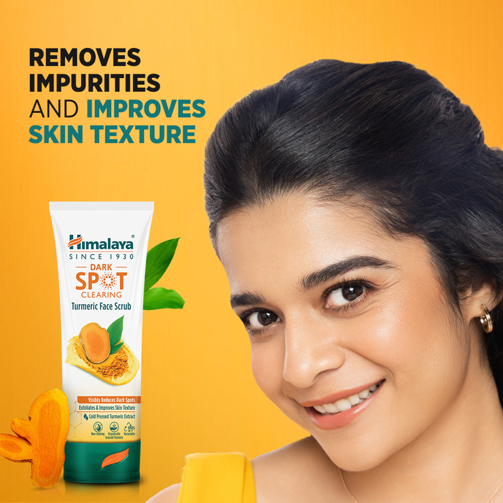 Himalaya Dark Spots Clearing Turmeric Scrub 50G