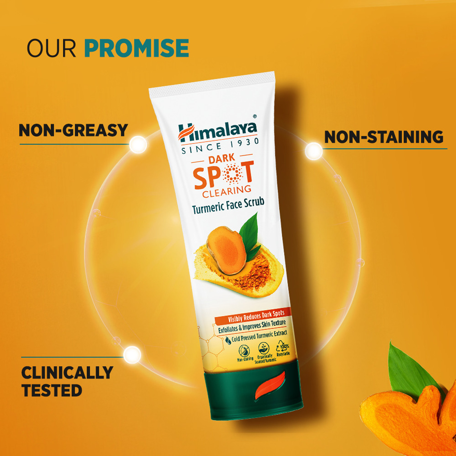 Himalaya Dark Spots Clearing Turmeric Scrub 50G