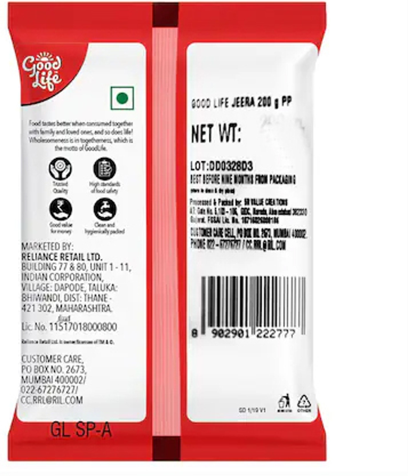Good Life Jeera 200G