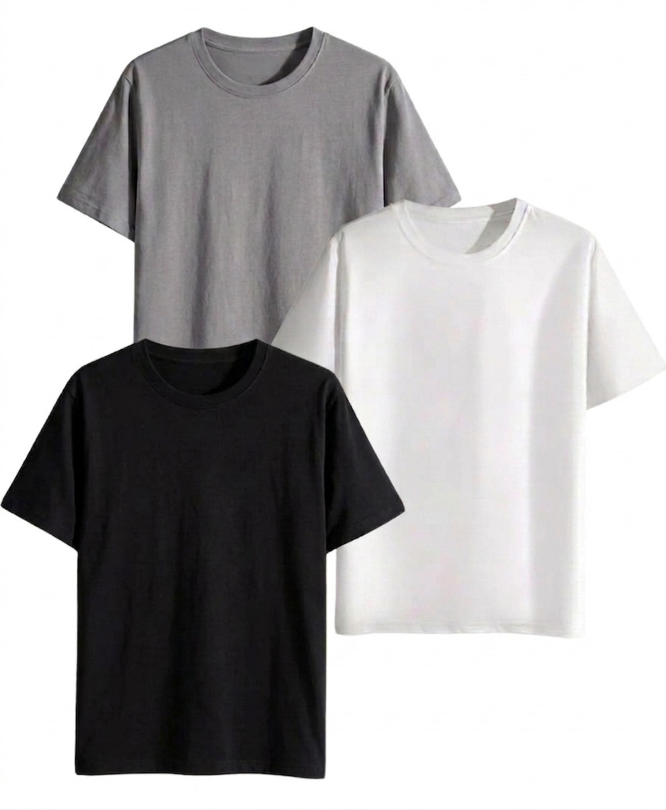 Black, Grey, White