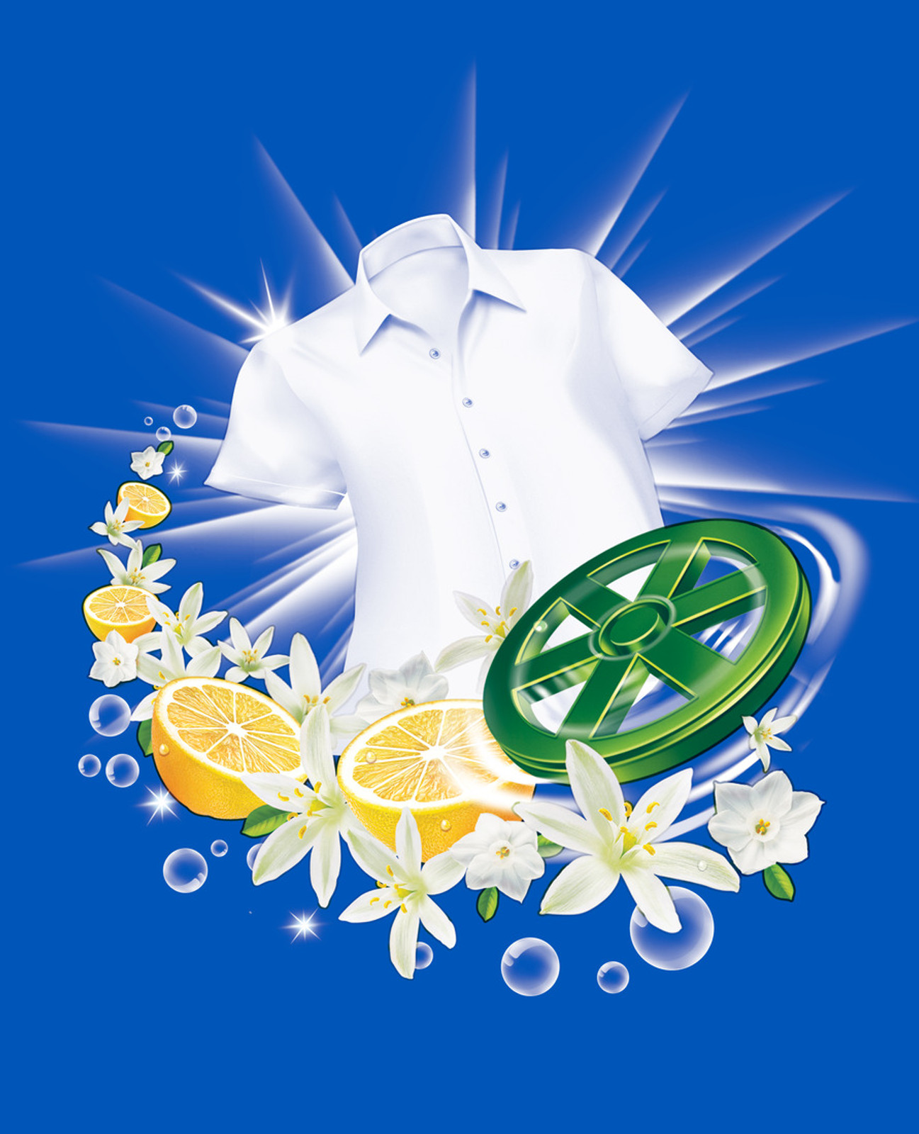 Active Wheel 2-In-1 Detergent Powder (1 Kg).