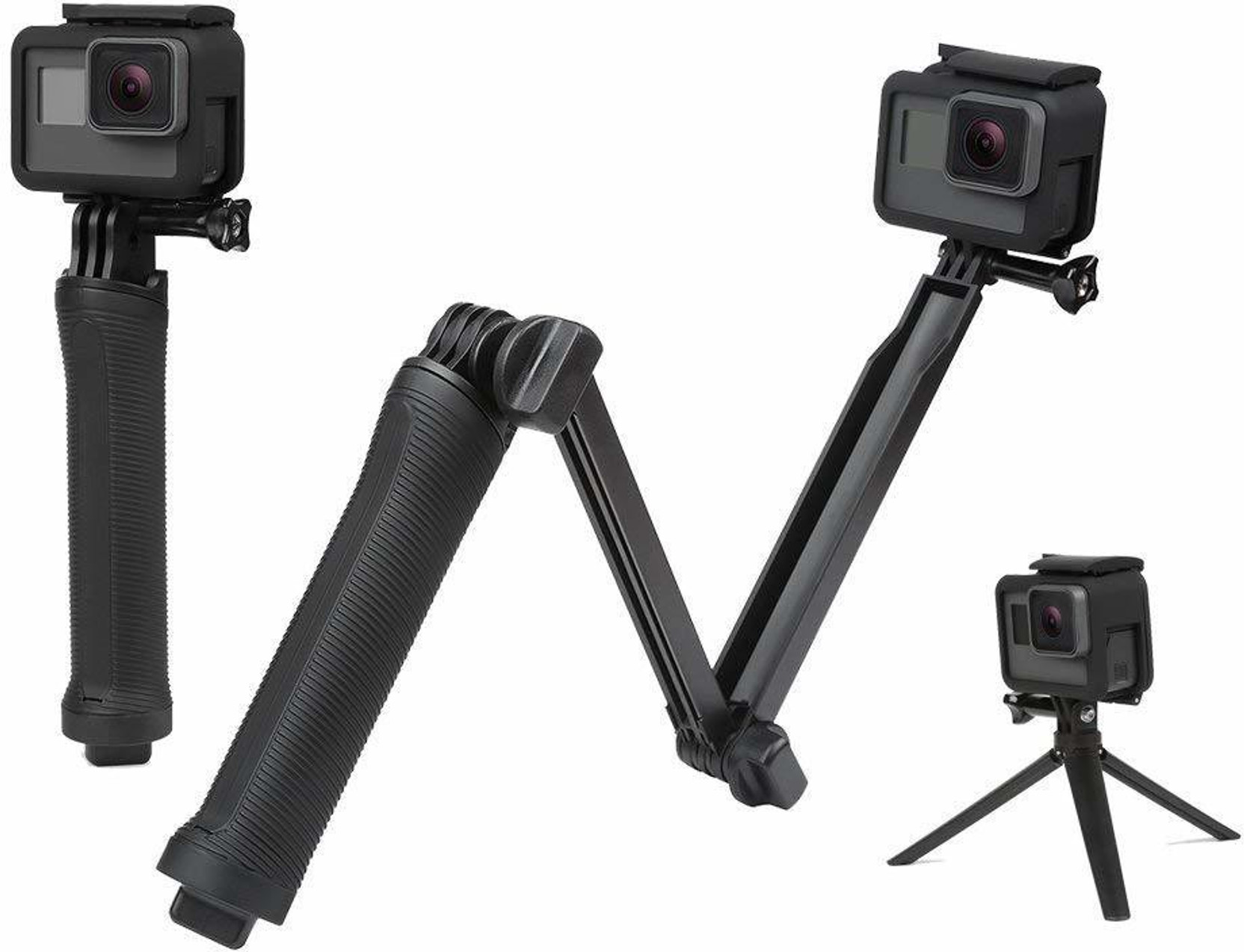 sounce 3Way Monopod Grip Tripod Foldable Selfie Stick,Stabilizer ...more