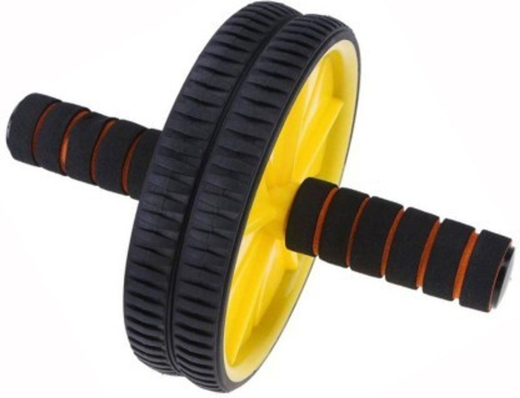 Coutrue Dual ABS Abdominal Roller Wheel Workout Exerciser Fitness Home Gym Roller Ab Exerciser